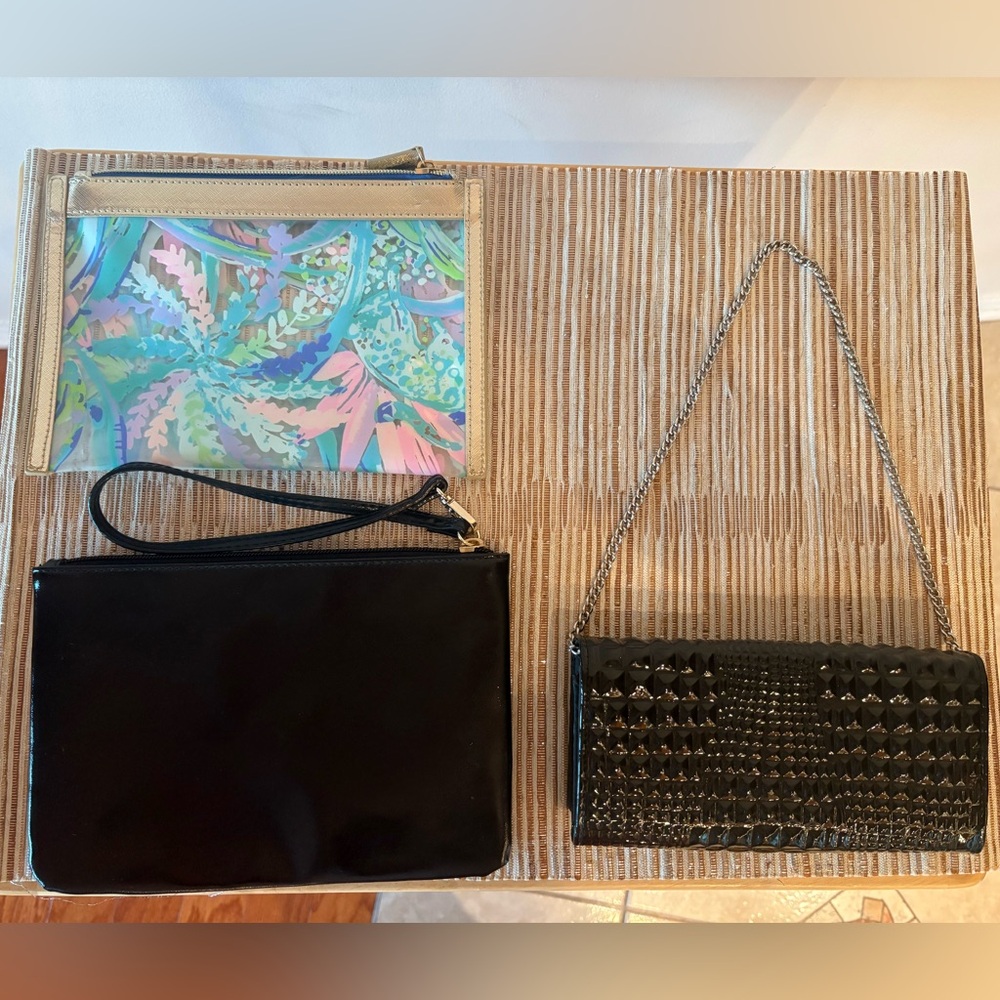 Set of 3 small clutches / wristlets - Picture 2 of 6